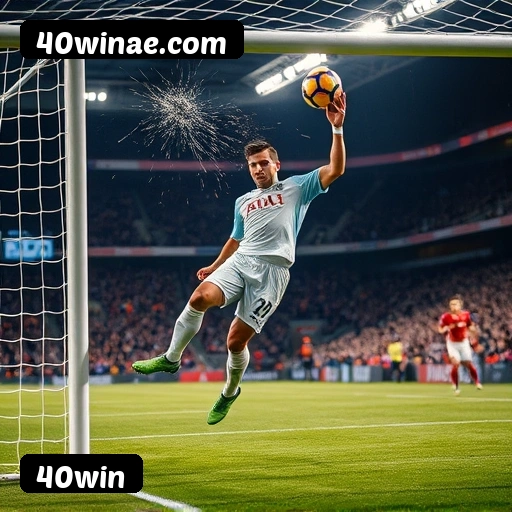 App 40win para iOS e Android — interface mobile, login biométrico e PIX integrado